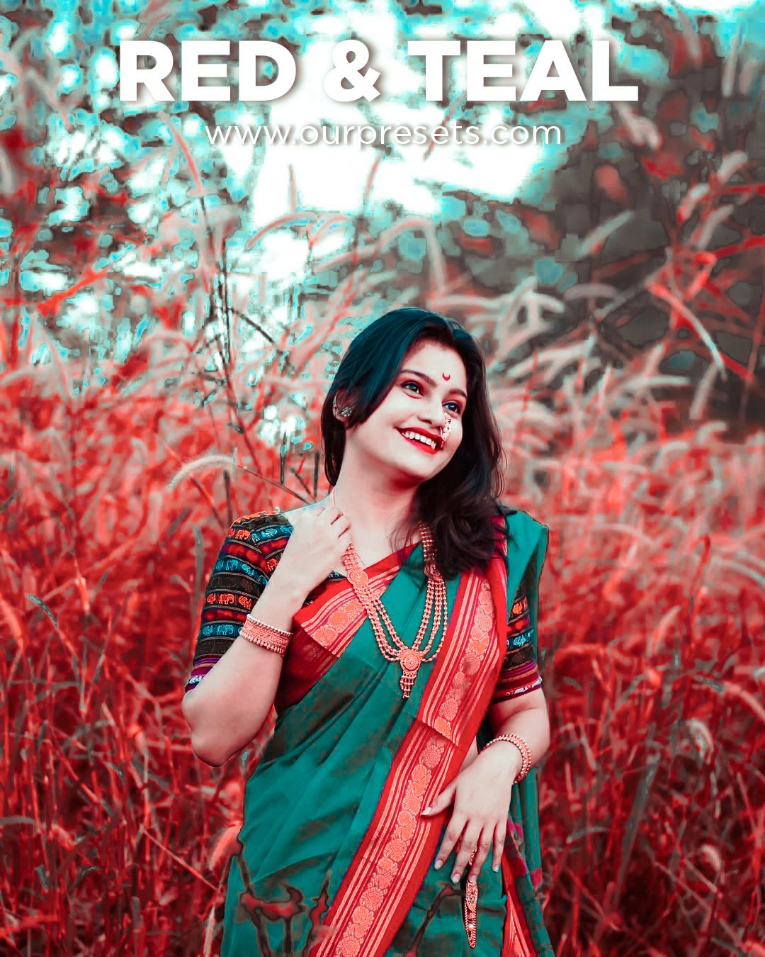 Lightroom red and teal preset