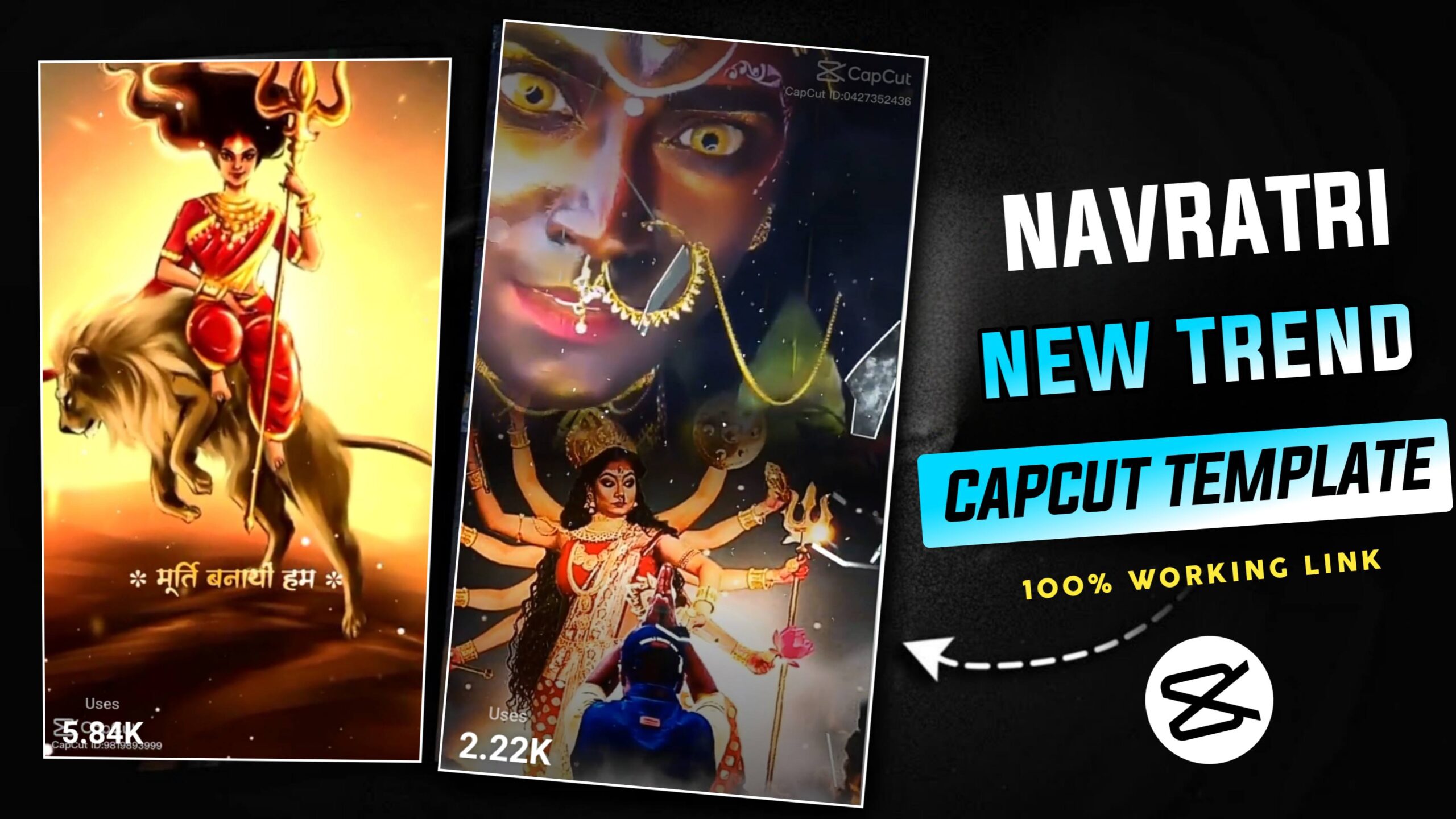 Navratri CapCut Templates
