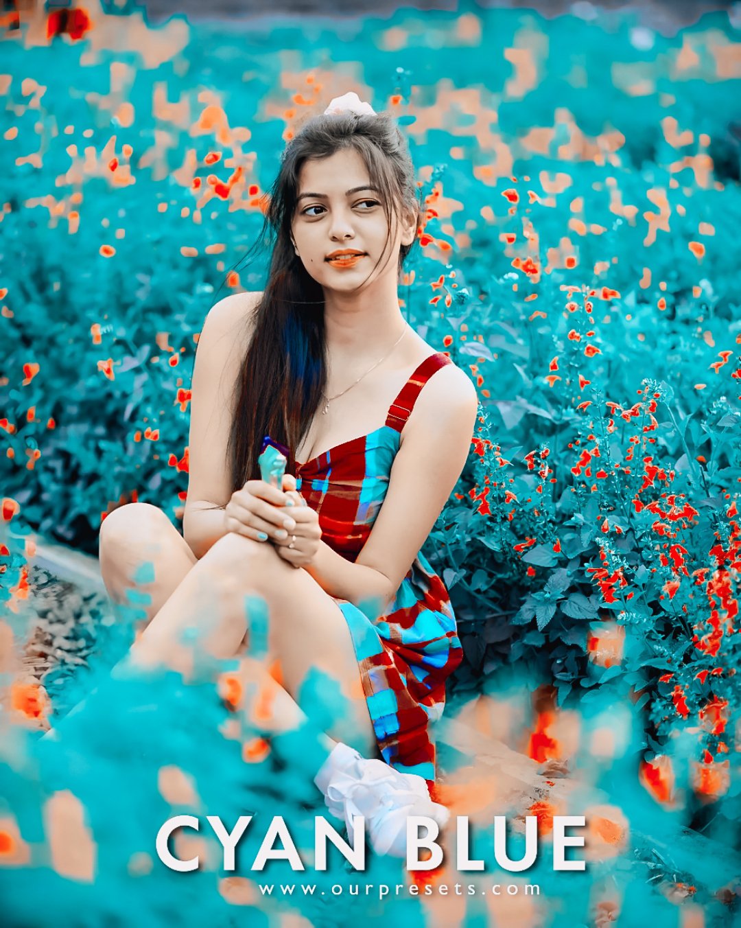 Cyan Blue Lightroom Preset