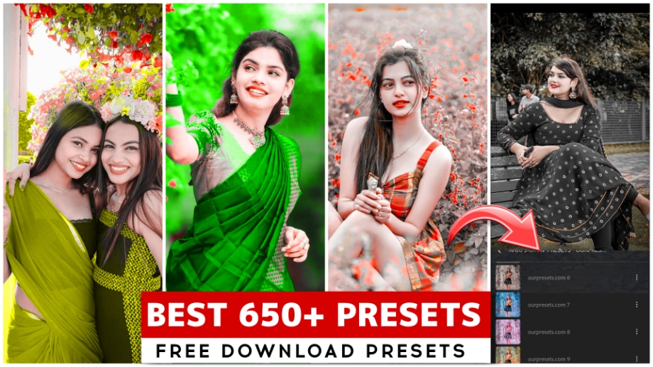 Top 650+ Lightroom Presets Mobile