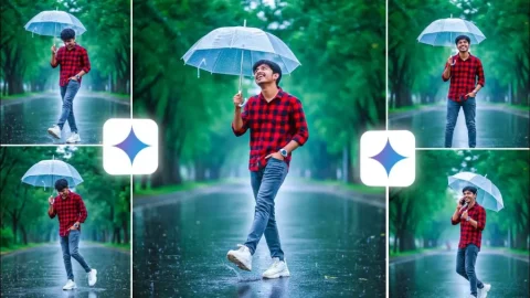 Instagram Trending Rain Ai Photo Editing Google Gemini